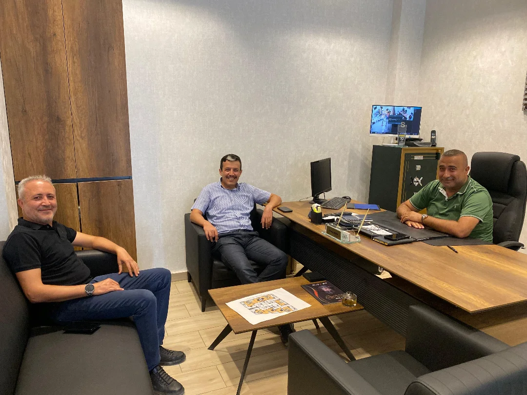 AK Parti Aksaray İl Başkanı Hamza Aktürk, Belediye Meclis Üyesi Murat Eskil'i Ziyaret Etti