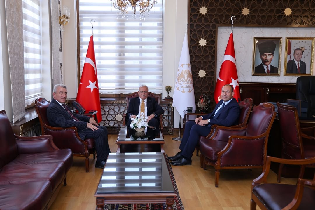 Aksaray Valisi Kumbuzoğlu'nu Başsavcı Köse ve Adli Yargı Adalet Komisyonu Başkanı Oflaz Ziyaret Etti