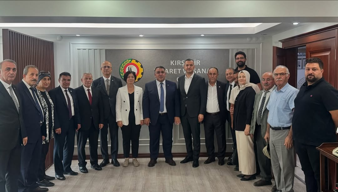 İYİ Parti Heyeti Kırşehir Ticaret ve Sanayi Odası'nı Ziyaret Etti