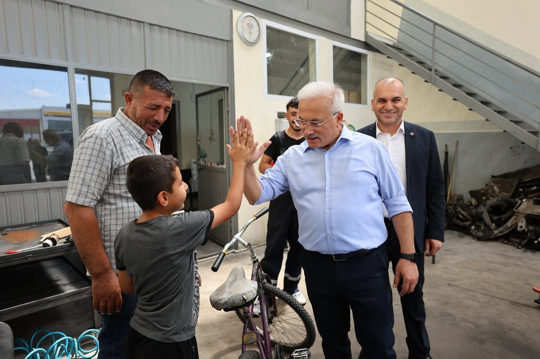 Aksaray Valisi Kumbuzoğlu, ASTİM Yeni Sanayi Sitesi Esnafını Ziyaret Etti