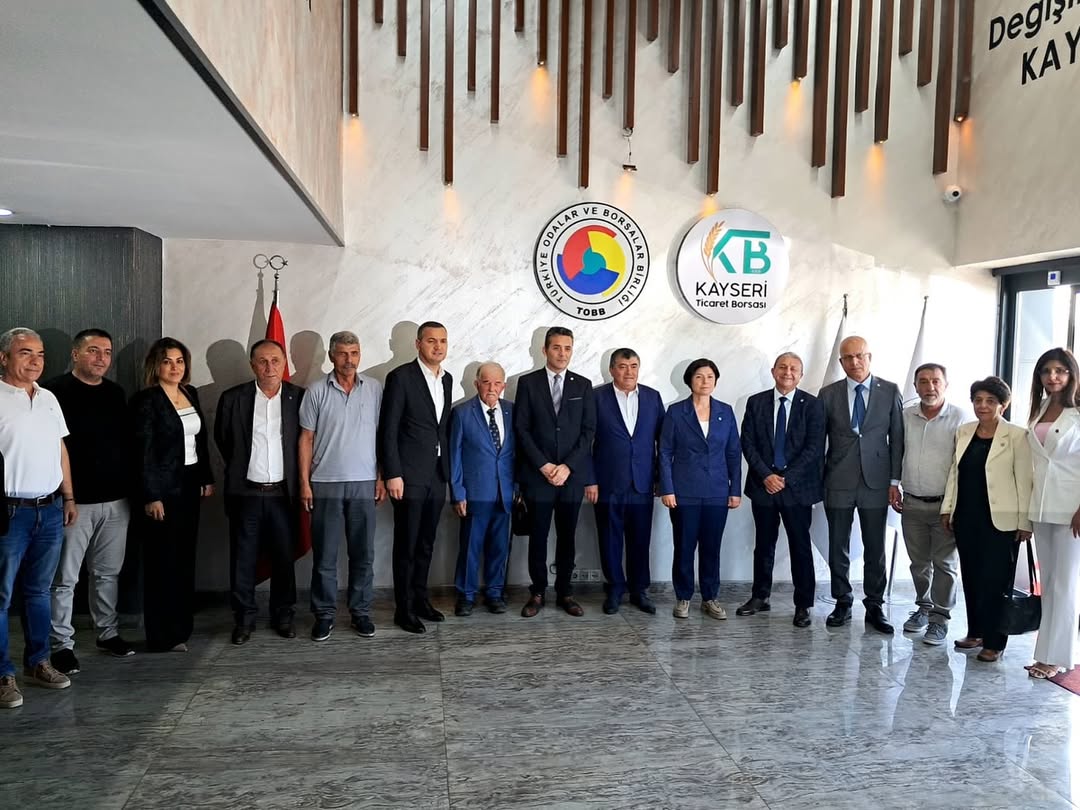 İYİ Parti Heyeti Kayseri Ticaret Borsası'nı Ziyaret Etti