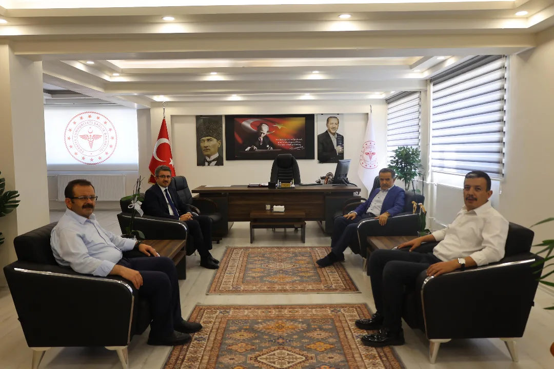 AK Parti Aksaray İl Başkanı Aktürk, İl Sağlık Müdürü Güleç'i Ziyaret Etti