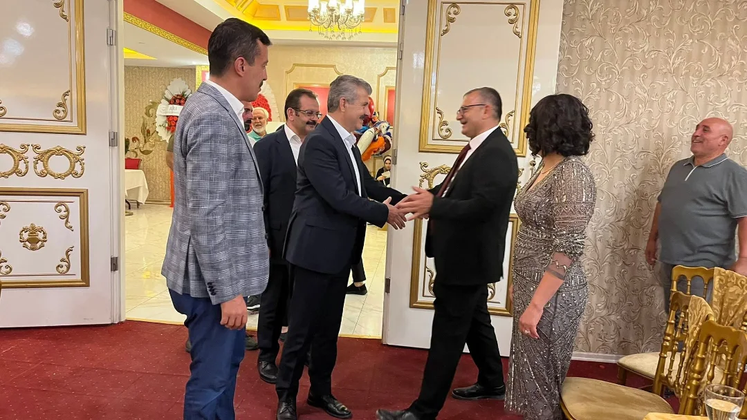 Aksaray AK Parti İl Başkanı Hamza Aktürk, Çiftin Düğün Merasimine Katıldı