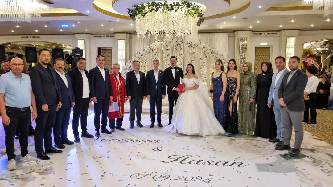 Aksaray Ticaret ve Sanayi Odası Başkanı Koçaş, Nikah Törenine Katıldı