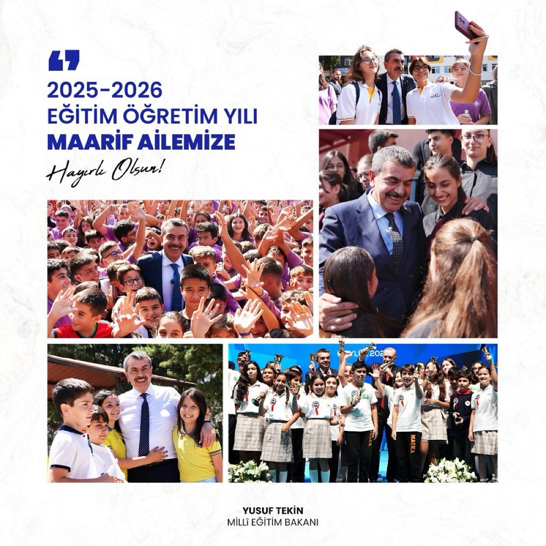 Aksaray İl Milli Eğitim Müdürü Alpaslan'dan Yeni Eğitim Öğretim Yılı Mesajı