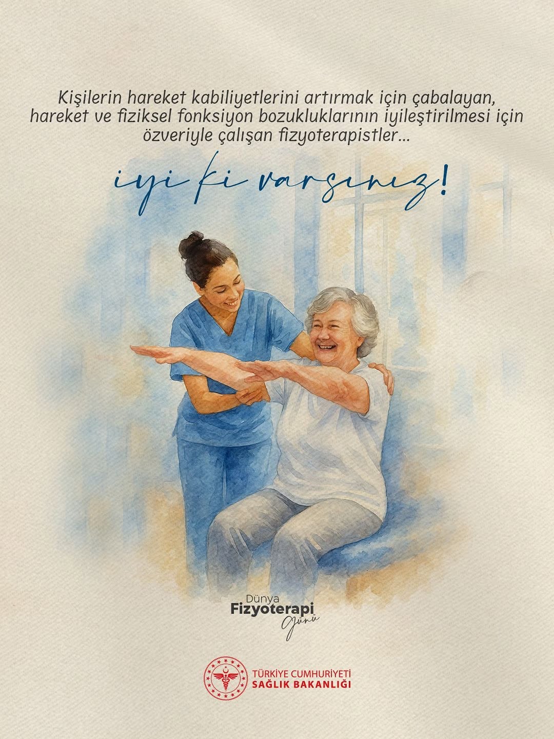 Aksaray İl Sağlık Müdürü Abdullah Güleç'ten Fizyoterapistlere Teşekkür