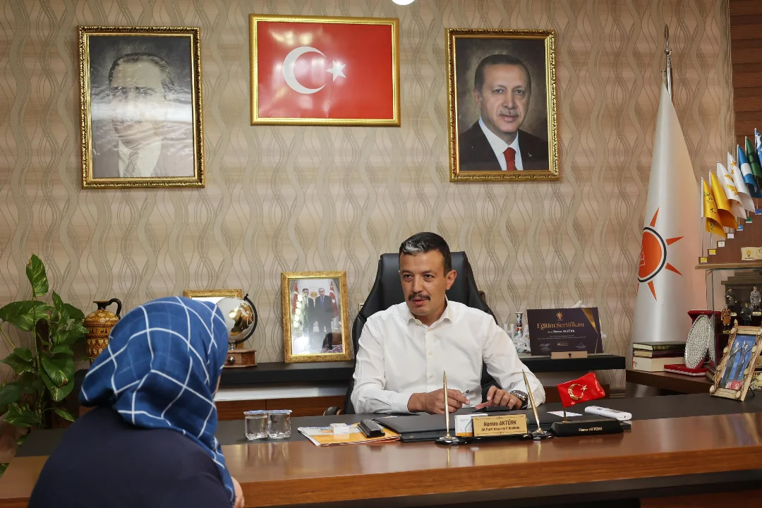 AK Parti Aksaray İl Başkanı Hamza Aktürk Vatandaşlarla Buluştu