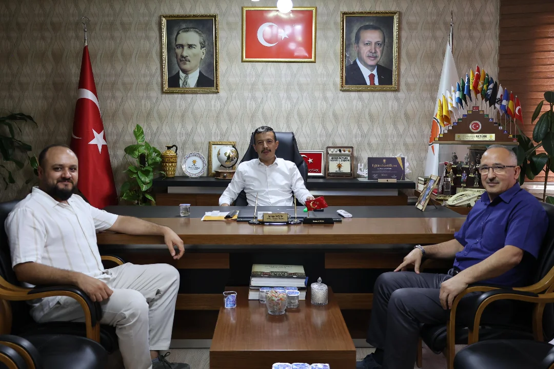AK Parti Aksaray İl Başkanı Hamza Aktürk'e Ziyaret