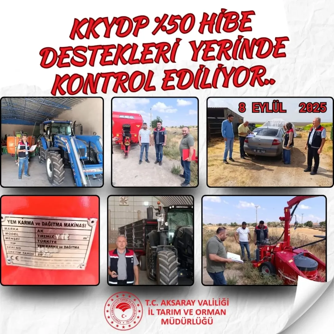 Aksaray'da KKYDP Yatırımları Denetleniyor