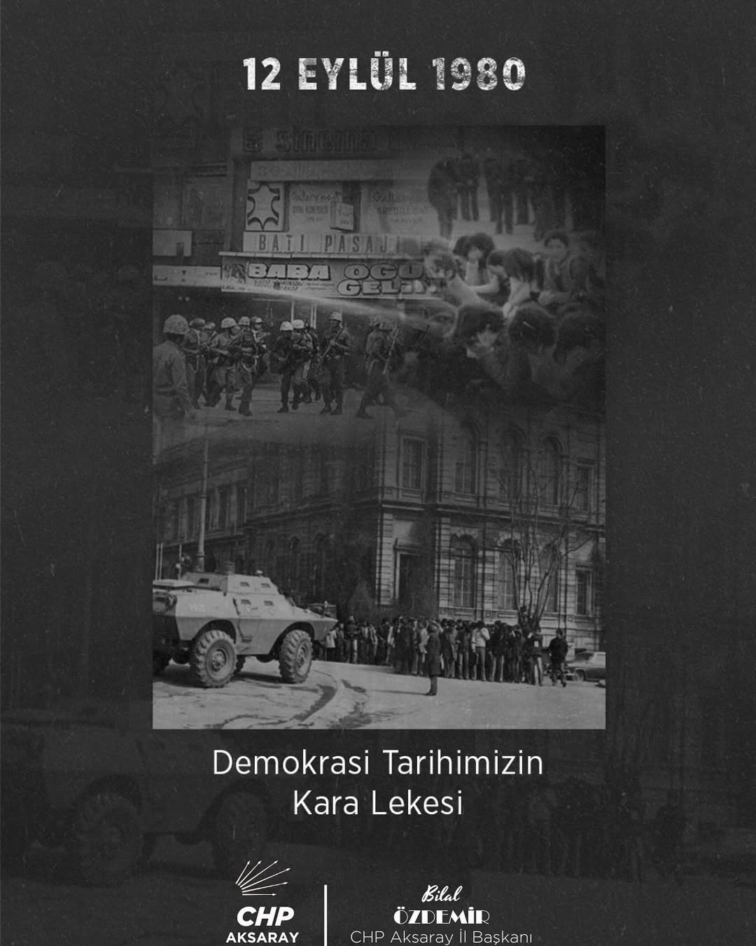 12 Eylül Darbesi'nin Yıl Dönümünde Millet İradesine Yönelik Girişimler Lanetlendi