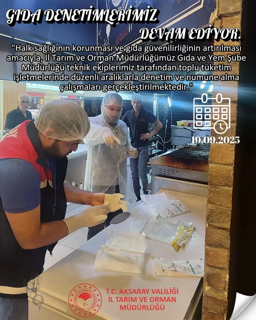 Aksaray'da Gıda Denetimleri Devam Ediyor