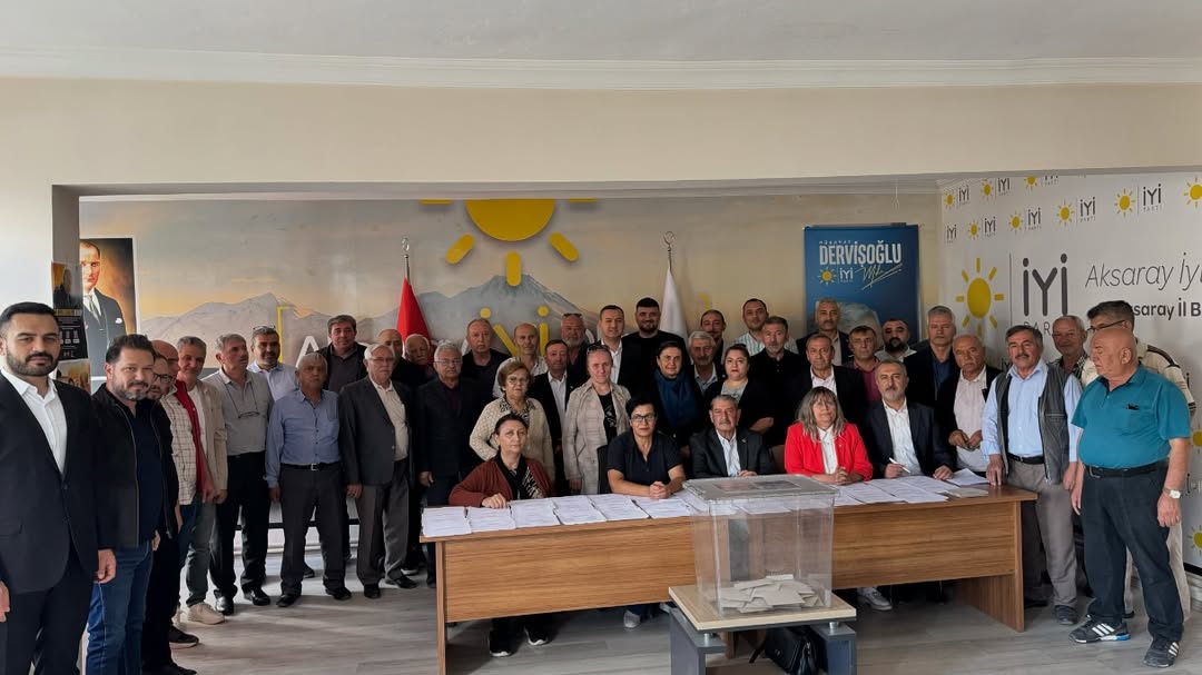 Aksaray'da İYİ Parti İlçe Delegesi Seçimi Gerçekleşti