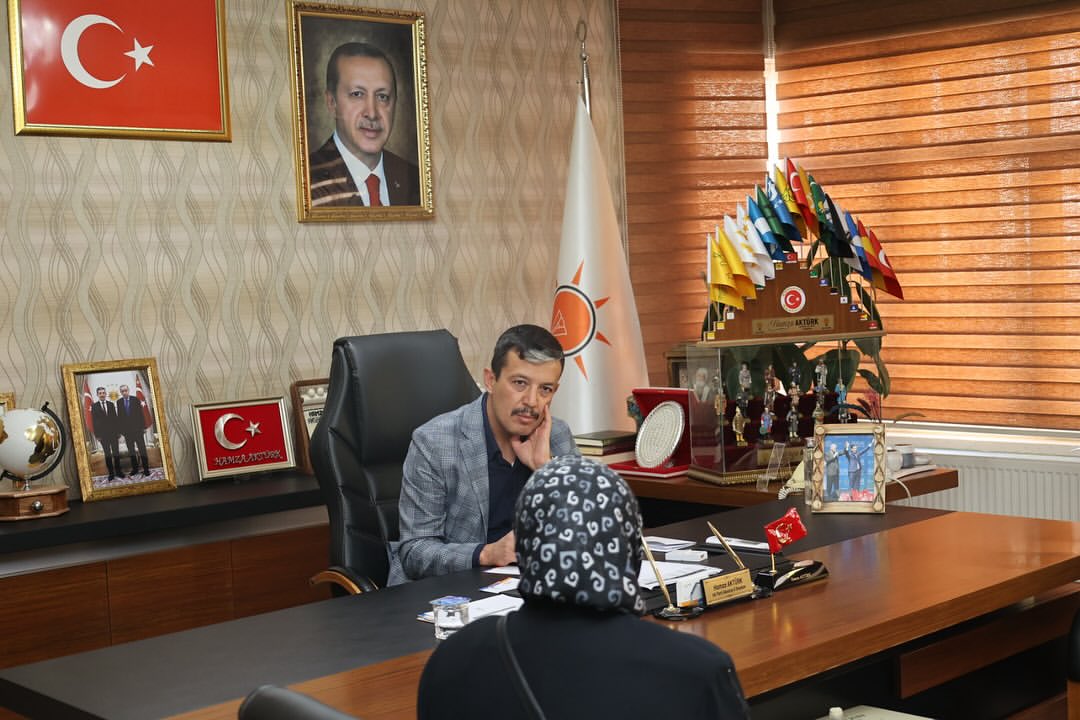 AK Parti Aksaray İl Başkanı Hamza Aktürk Vatandaşlarla Buluştu