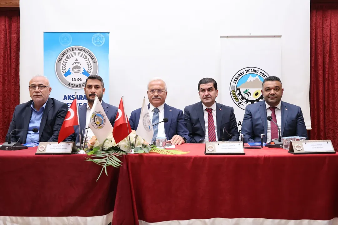 Aksaray Valisi ve İş Dünyası Ortaköy'de İstişare Toplantısı Yaptı