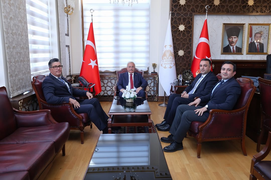 Aksaray Valisi Mehmet Ali Kumbuzoğlu'na Sanayi Temsilcisinden Ziyaret