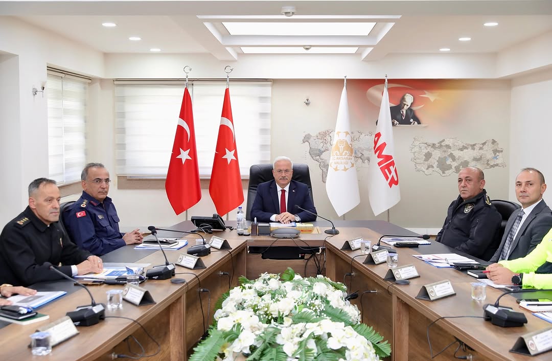 Aksaray'da Güvenlik ve Asayiş Toplantısı Gerçekleştirildi