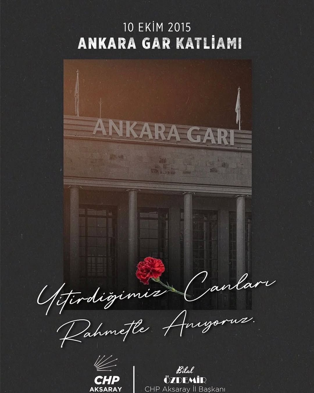 Ankara Gar Katliamı'nın 10. Yılında 103 Kurban Anıldı