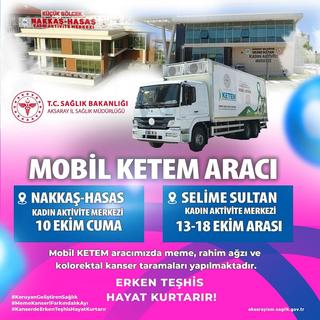 Aksaray'da Ücretsiz Kanser Taramaları Hız Kesmiyor