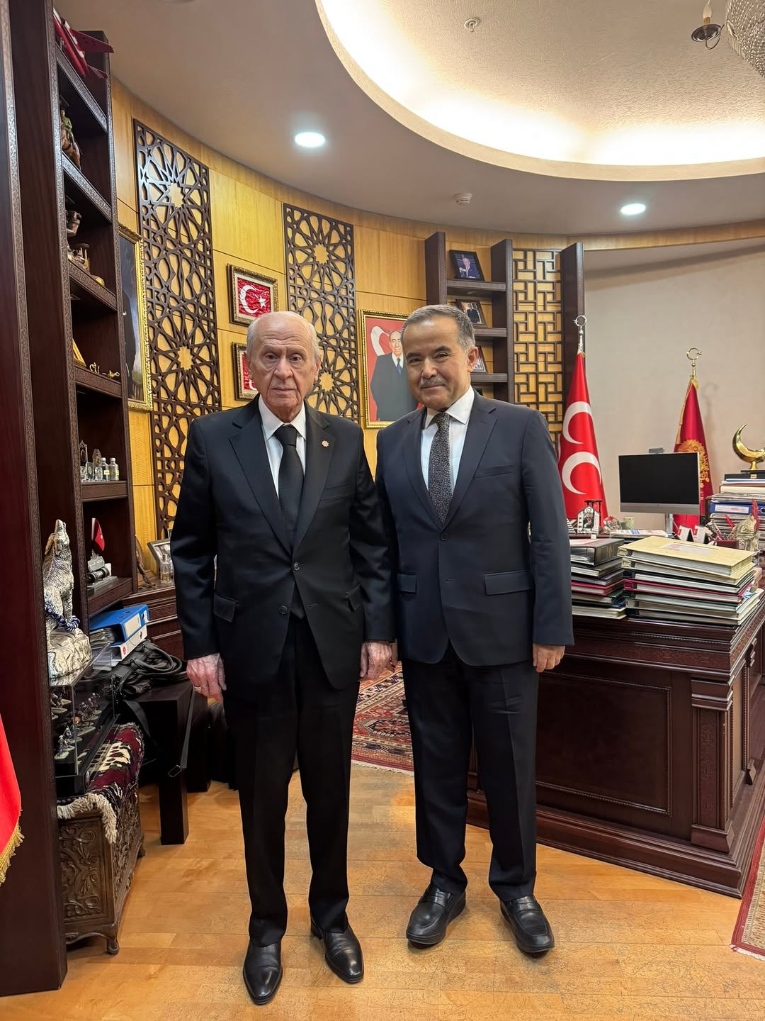 AK Parti Aksaray Milletvekili Cengiz Aydoğdu, MHP Lideri Devlet Bahçeli'yi Ziyaret Etti