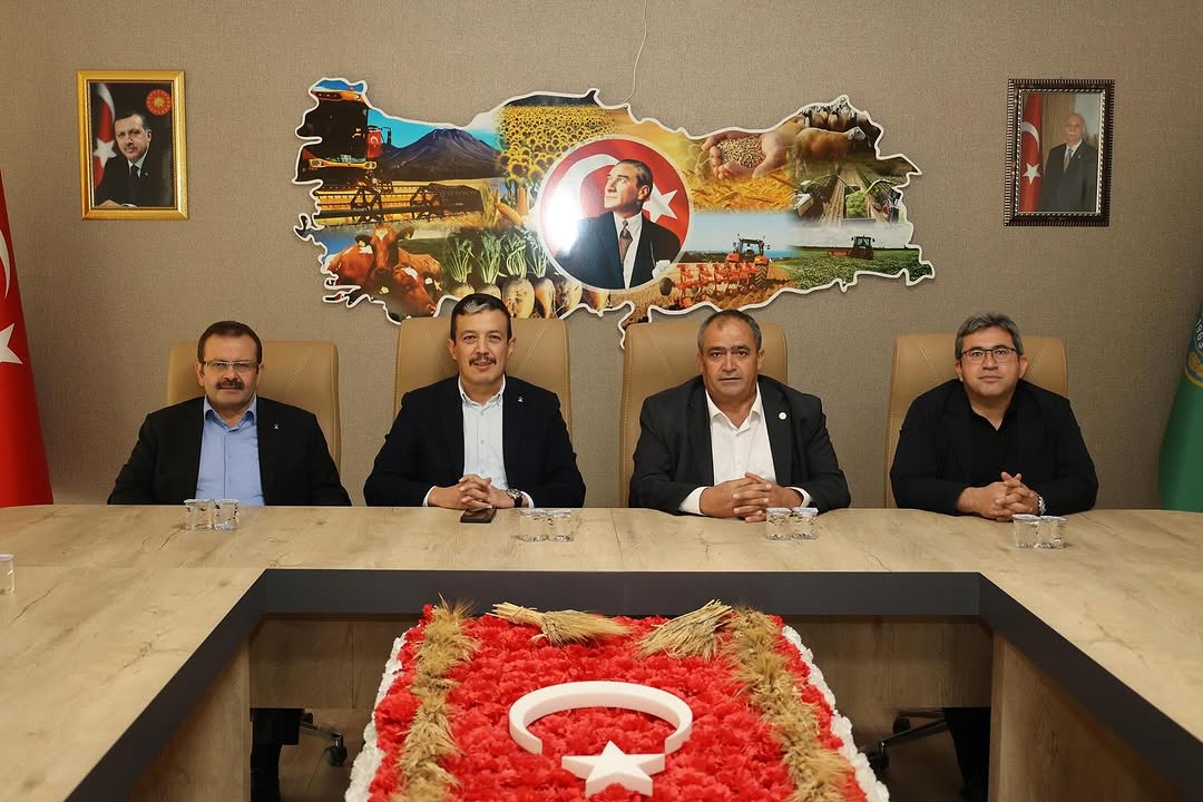 AK Parti Aksaray İl Başkanı Hamza Aktürk, Köy Muhtarlarını Ziyaret Etti