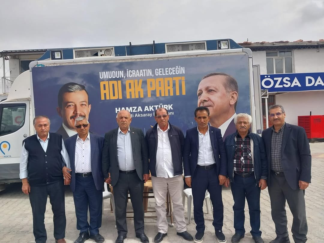 AK Parti Aksaray İl Başkanı Hamza Aktürk, Topakkaya'da Vatandaşlarla Buluştu