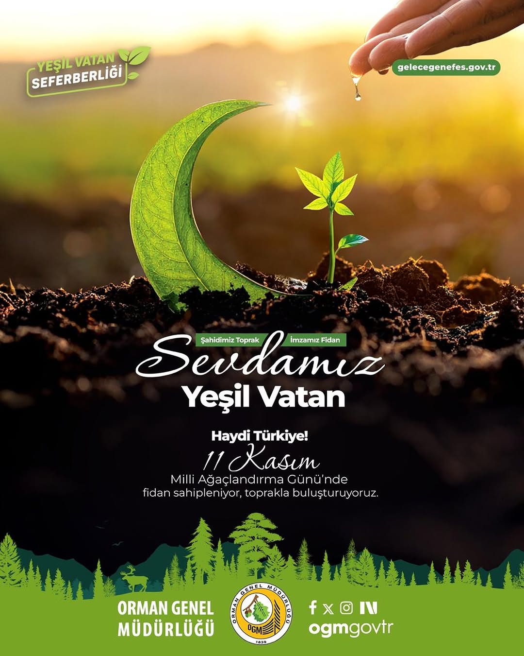 Aksaray'da 11 Kasım'da Yeşil Vatan Seferberliği Başlıyor