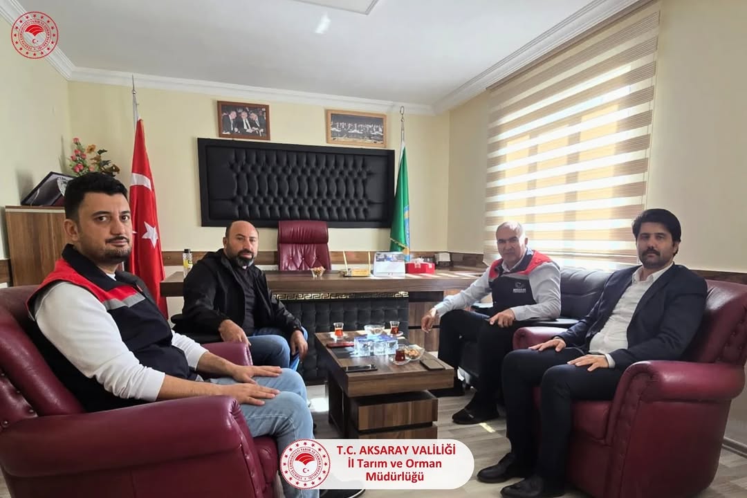 Aksaray Tarım Müdürü Nejdet Demir, Ağaçören'de Ziraat Odası'nı Ziyaret Etti