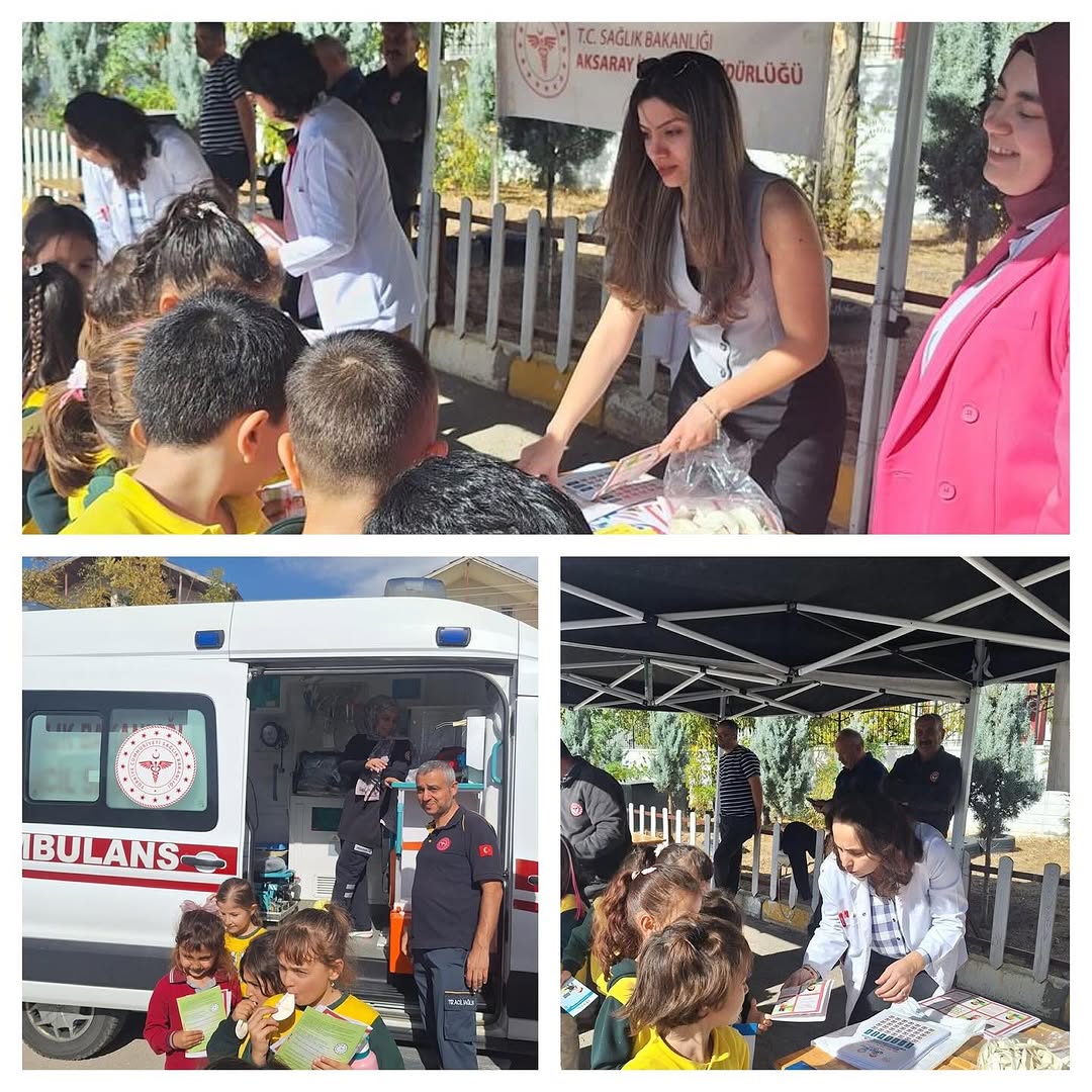 Aksaray'da İlkokul Öğrencilerine Yönelik Sağlıkta Farkındalık Etkinlikleri Düzenlendi