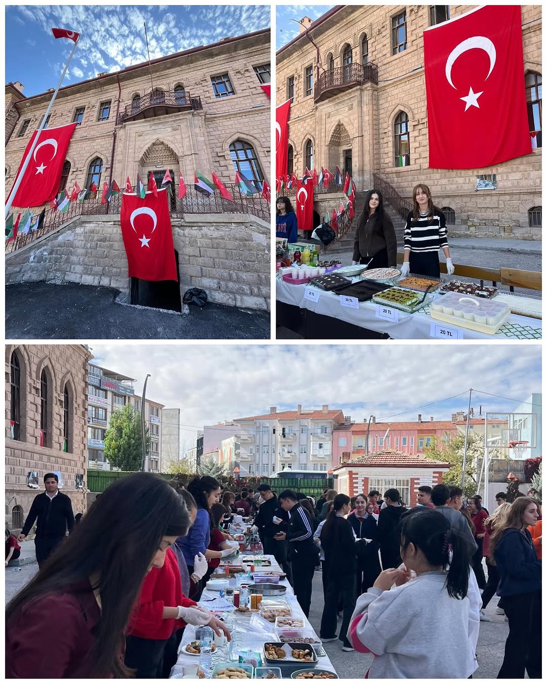 Aksaray'daki Okullardan Gazze'ye Yardım Eli: Kermeslerle Anlamlı Dayanışma