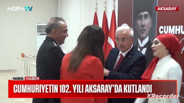 Aksaray'da Cumhuriyet Bayramı Kabul Töreni Düzenlendi