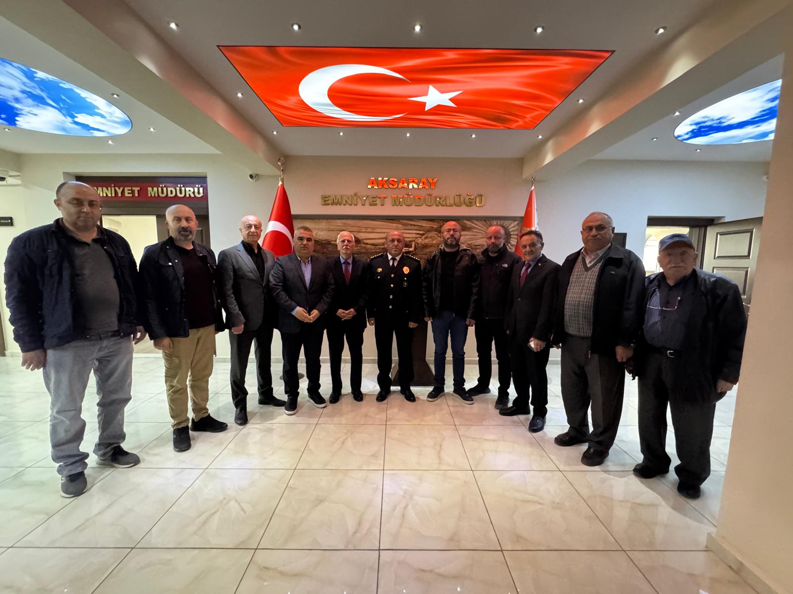 Aksaray'da Polis Haftası Ziyaretleri Basın Emniyet İşbirliğinin önemi vurgulandı