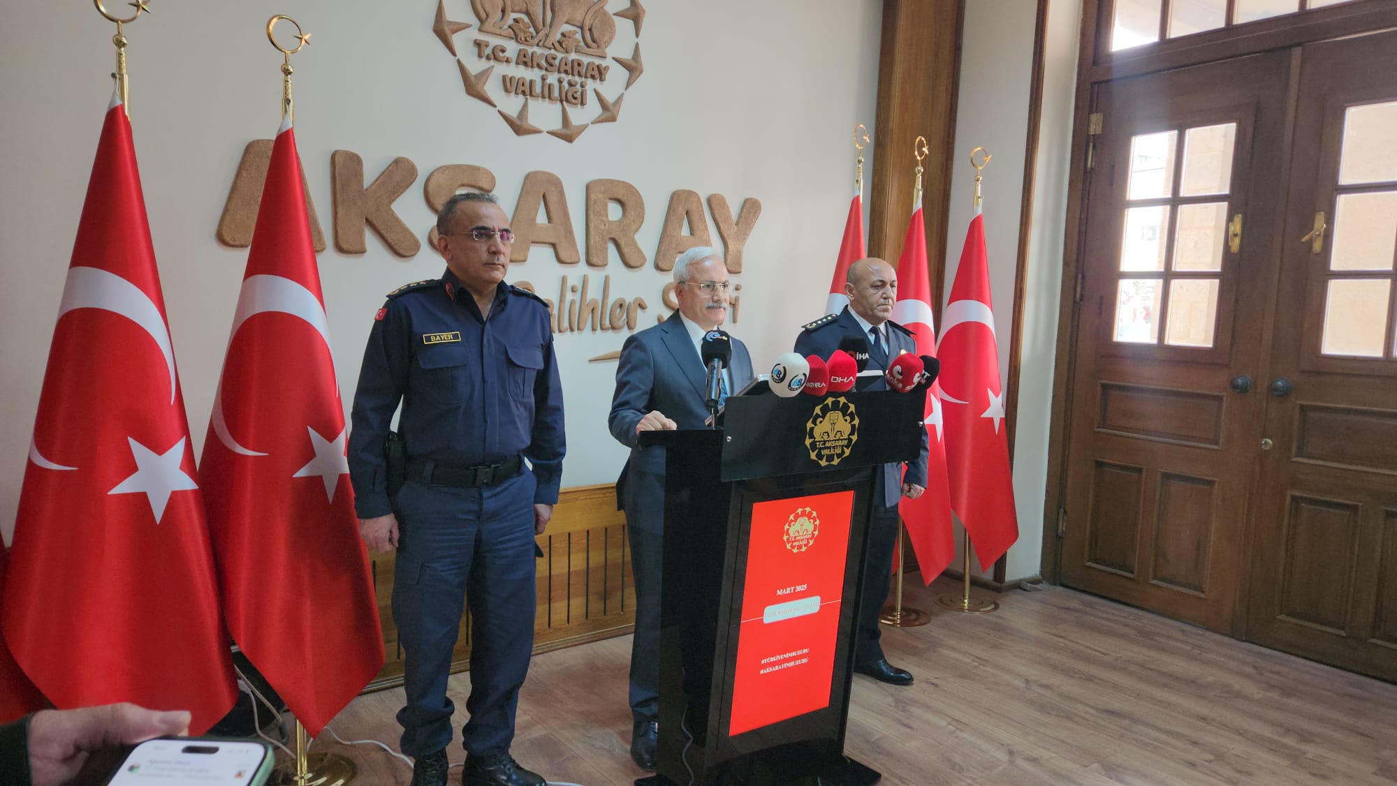 Aksaray Valisi Açıkladı Asayişte Olumlu Gelişmeler var