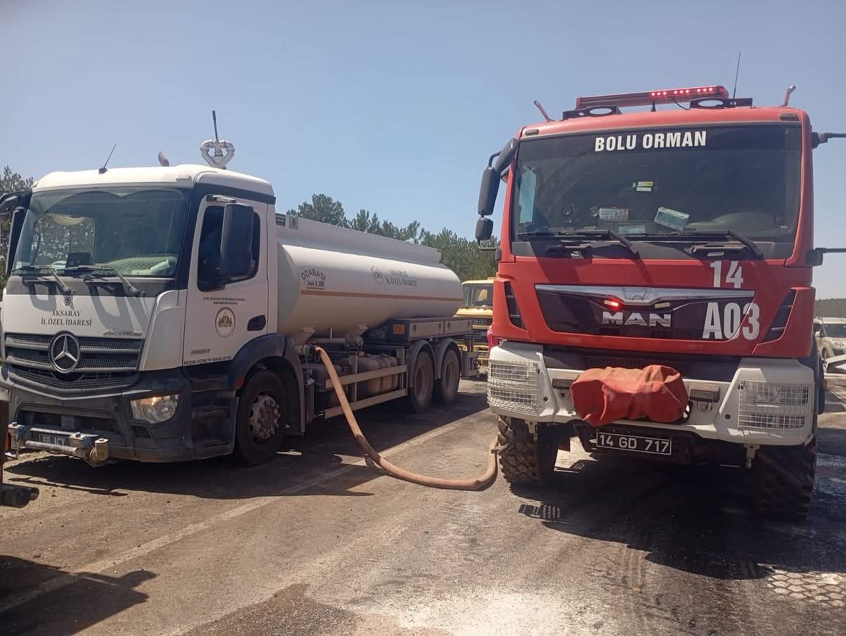 Aksaray'dan Orman Yangınlarına Destek: Araç ve Destek Gönderildi