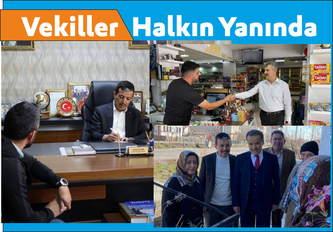 İL BAŞKANI PARTİ BİNASINDA, MİLLETVEKİLLERİ SAHADA HALKLA BİR ARAYA GELDİ