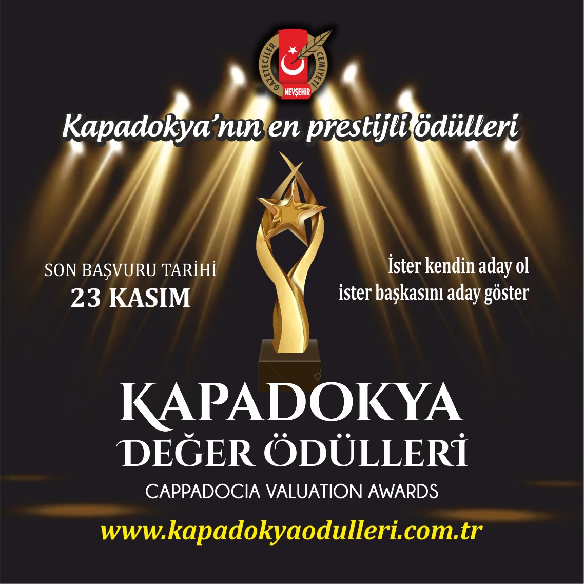 *Kapadokya Değer Ödülleri Sahiplerini Bulacak*