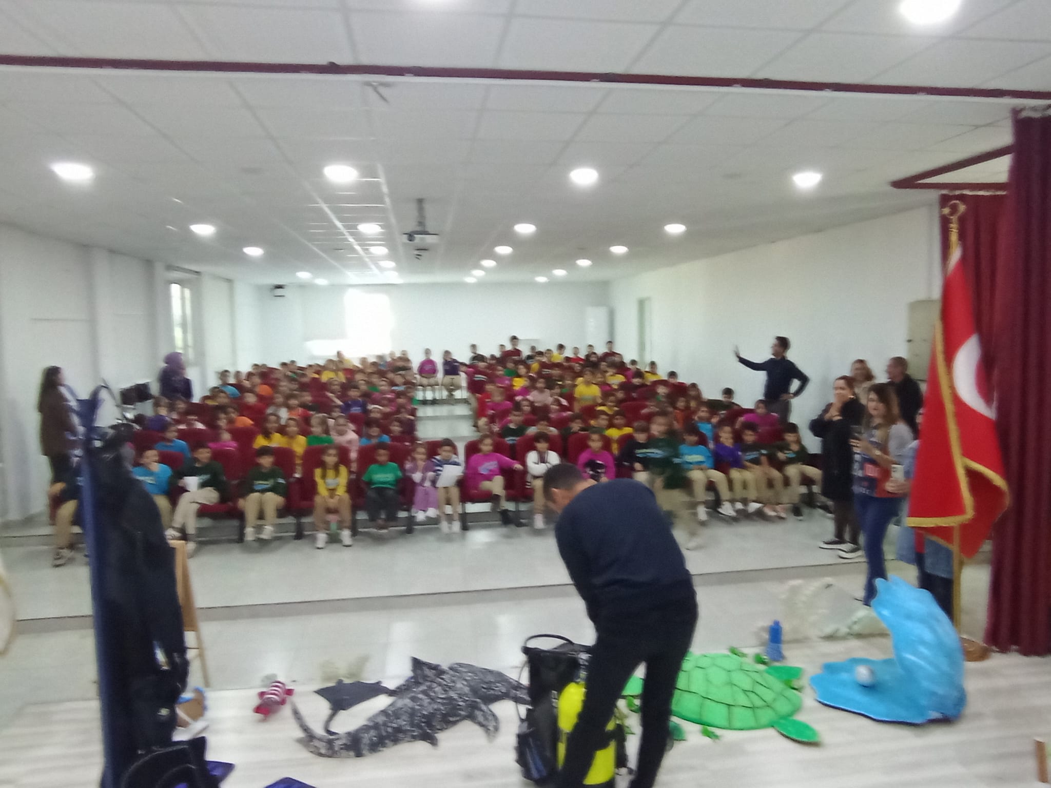 Ceyhan Cumhuriyet İlkokulu’nda “Balık Adam ile Söyleşiler” Etkinliği