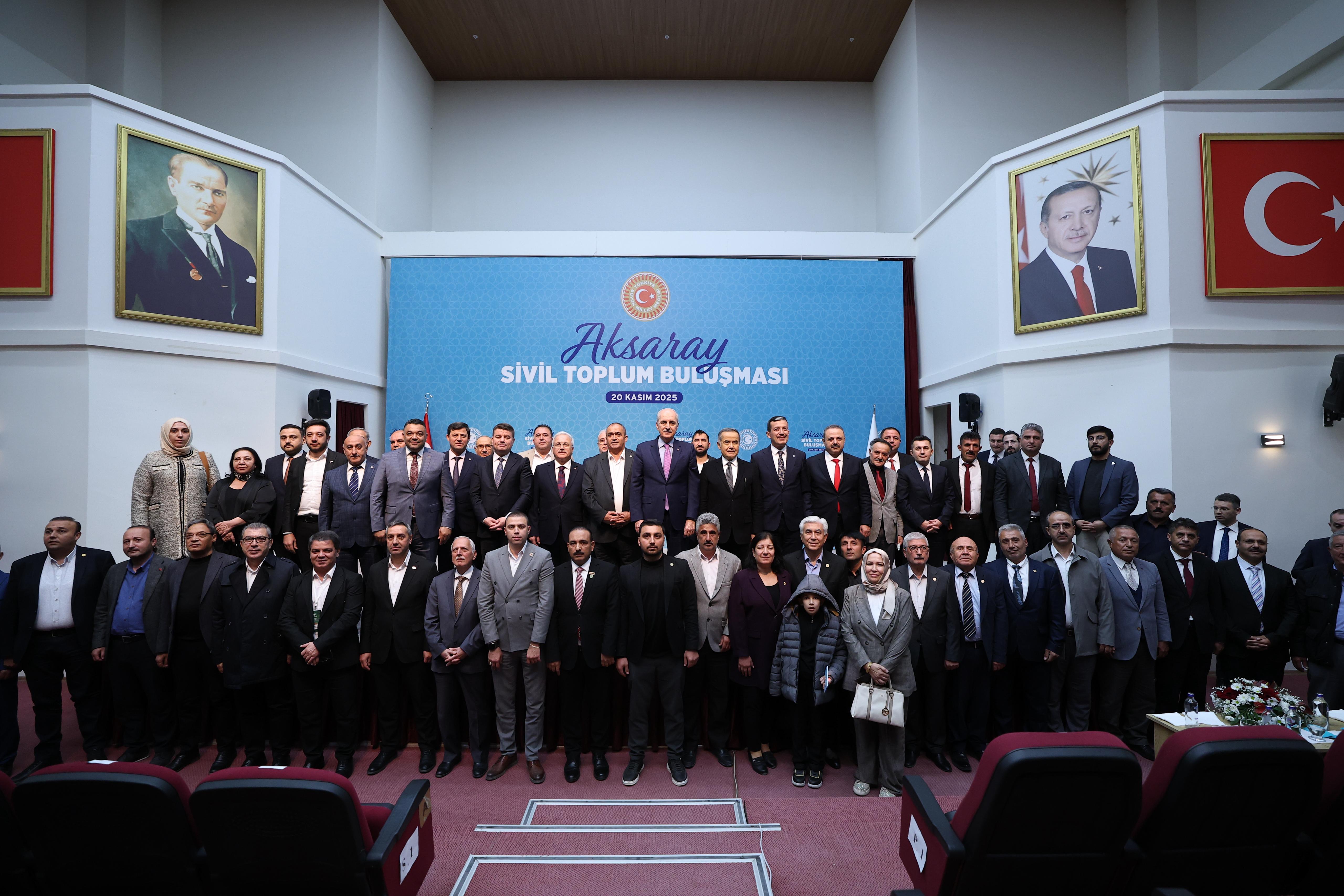 TBMM Başkanı Numan Kurtulmuş’tan Aksaray’da “Terörsüz Türkiye” Mesajı