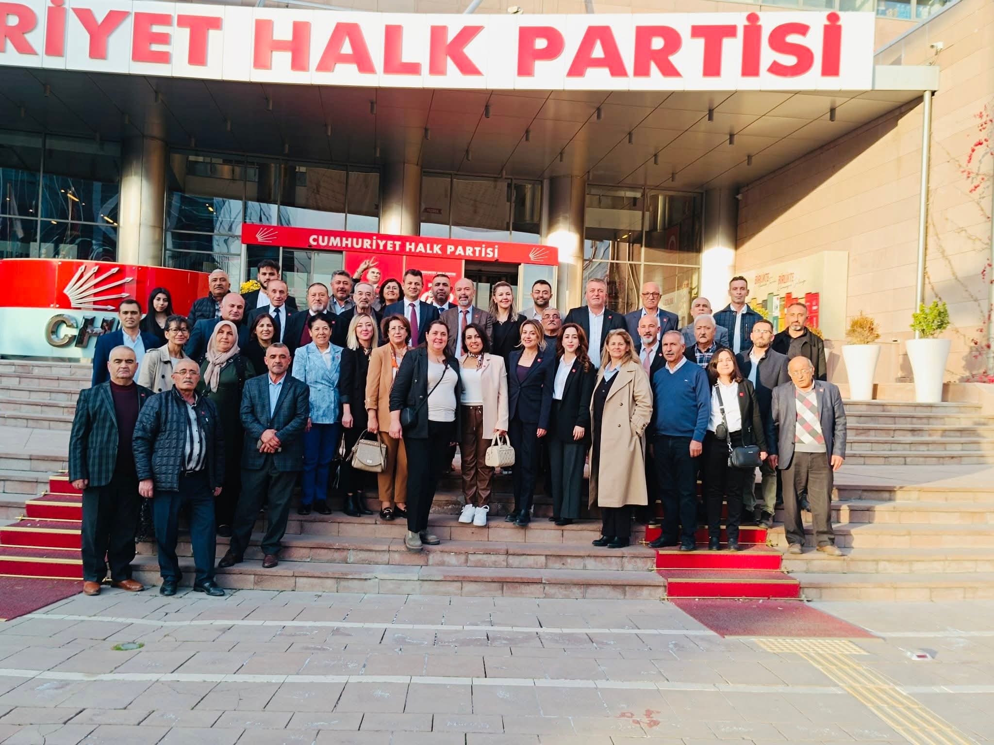 CHP PARTİ MECLİS ÜYESİ ALİ ABBAS ERTÜRK, AKSARAY HEYETİNİ ANKARA’DA AĞIRLADI