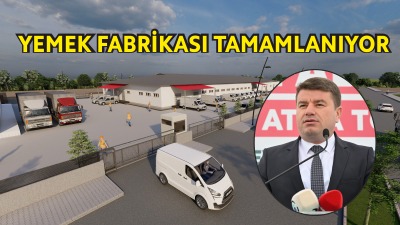 AKSARAY BELEDİYESİNİN YEMEK FABRİKASI İNŞAATI %65 SEVİYEYE ULAŞTI
