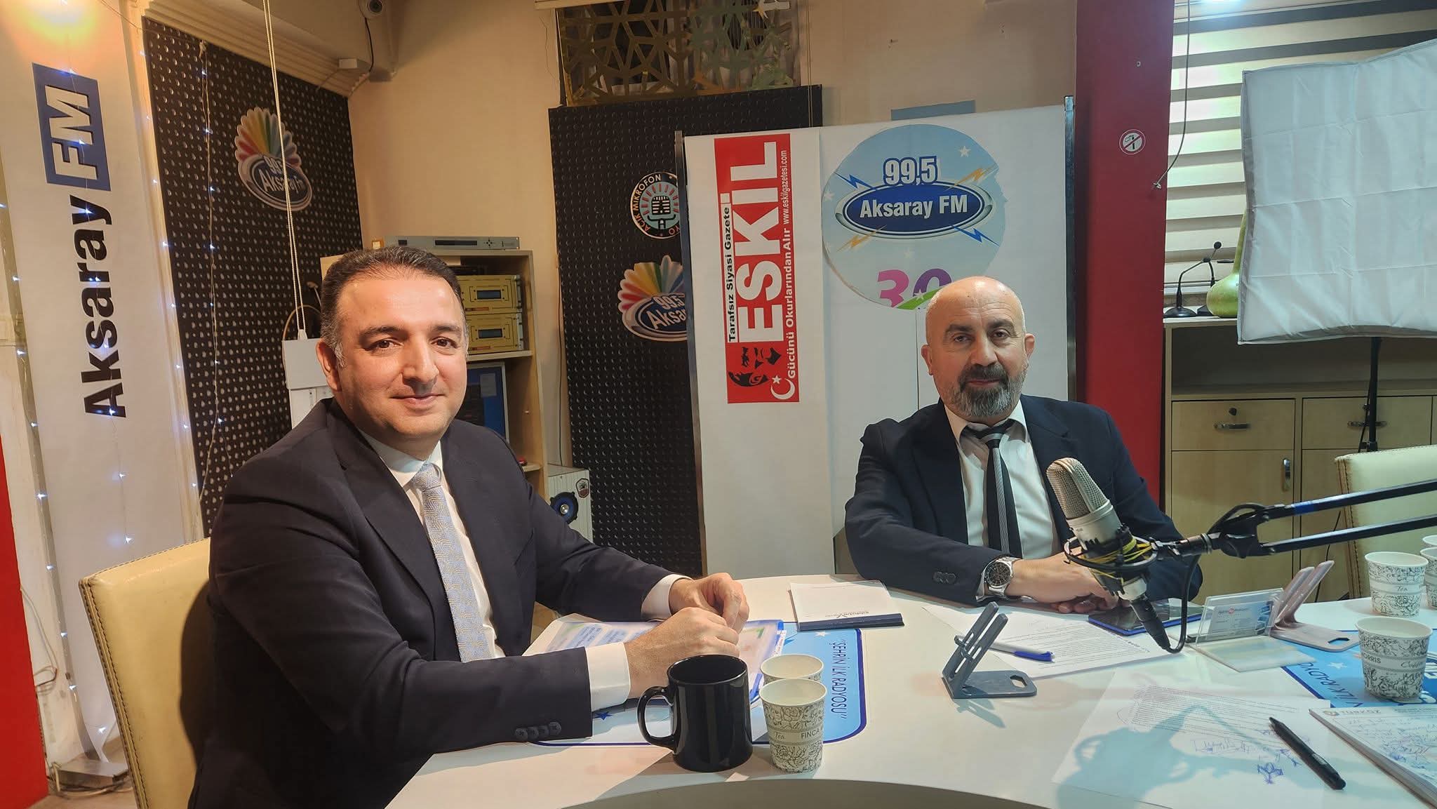 İŞKUR İl Müdürü Mahmut Akkuş Aksaray FM’de Canlı Yayında Çalışmaları Anlattı
