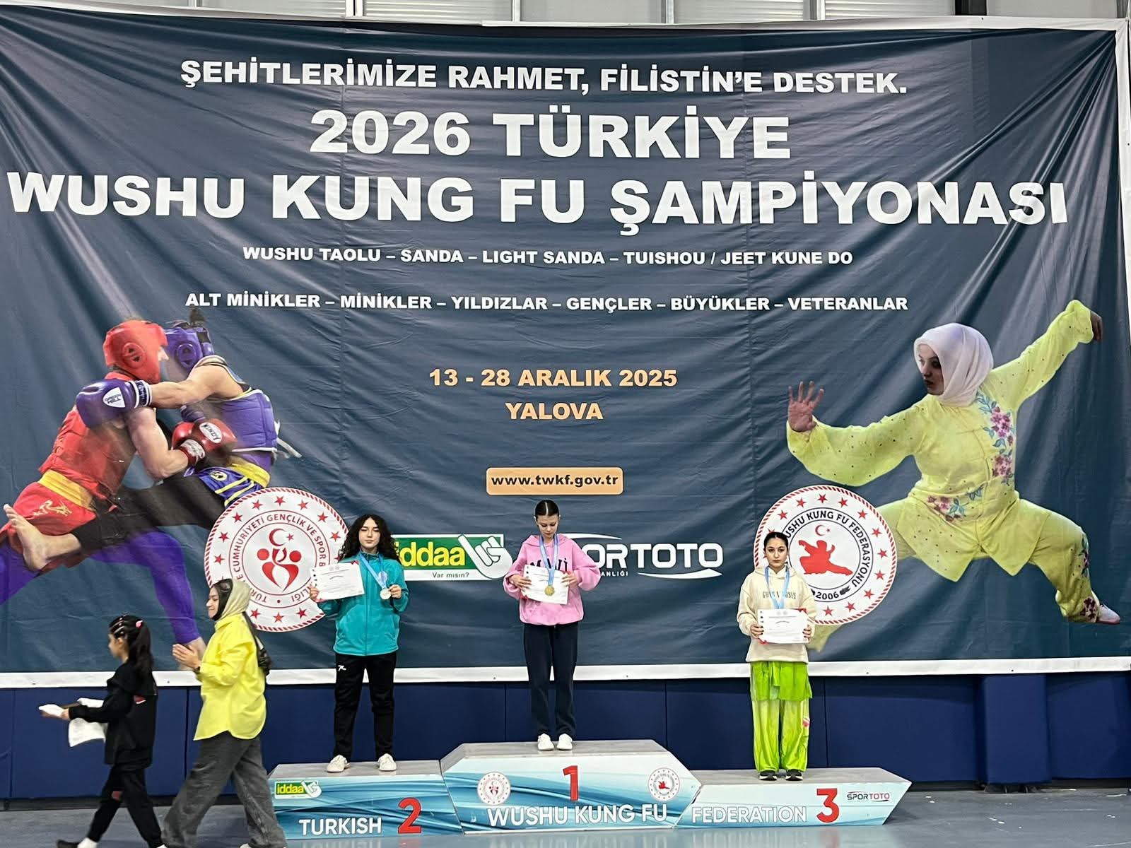 2026 Türkiye Wushu kungfu şampiyonası sona erdi