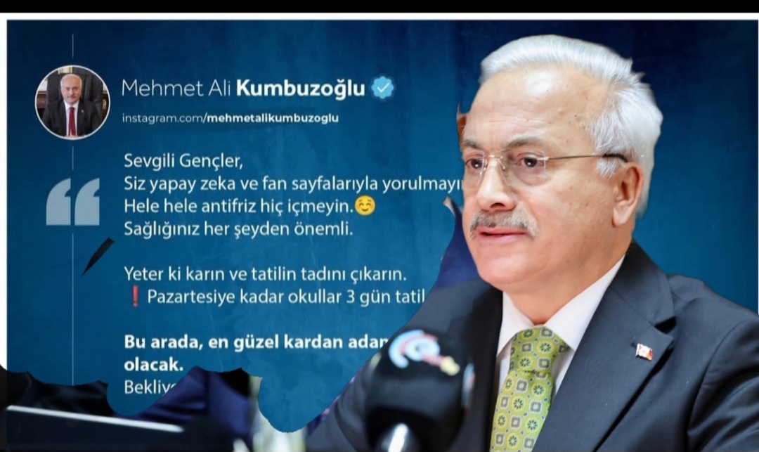 Aksaray Valisi Kumbuzoğlu’ndan Kar Tatili Duyurusu: “Antifriz İçmeyin, Yapay Zekâya Kendinizi Yormayın”