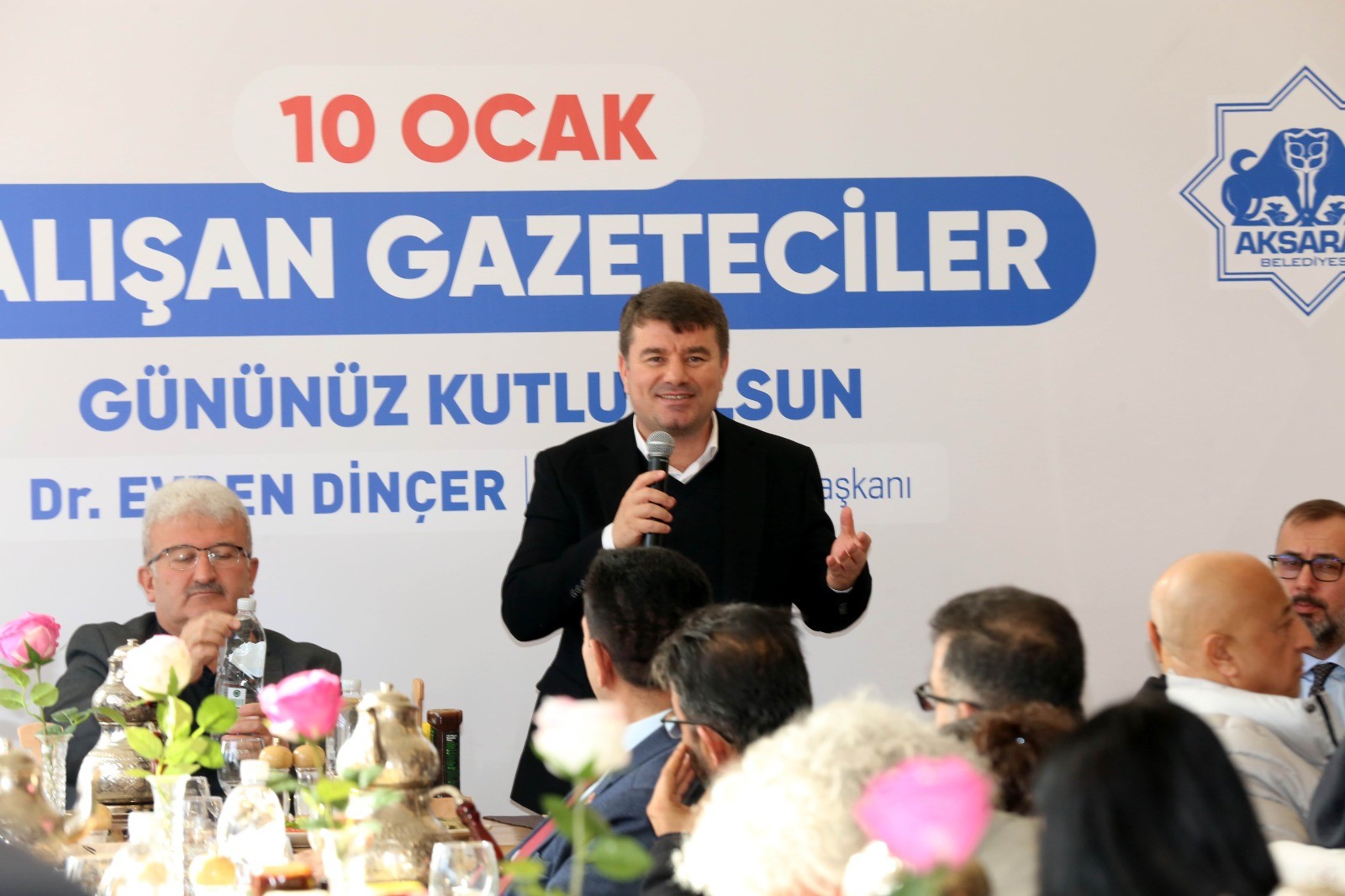 BAŞKAN EVREN DİNÇER, 10 OCAK ÇALIŞAN GAZETECİLER GÜNÜ’NDE BASIN MENSUPLARINI AĞIRLADI