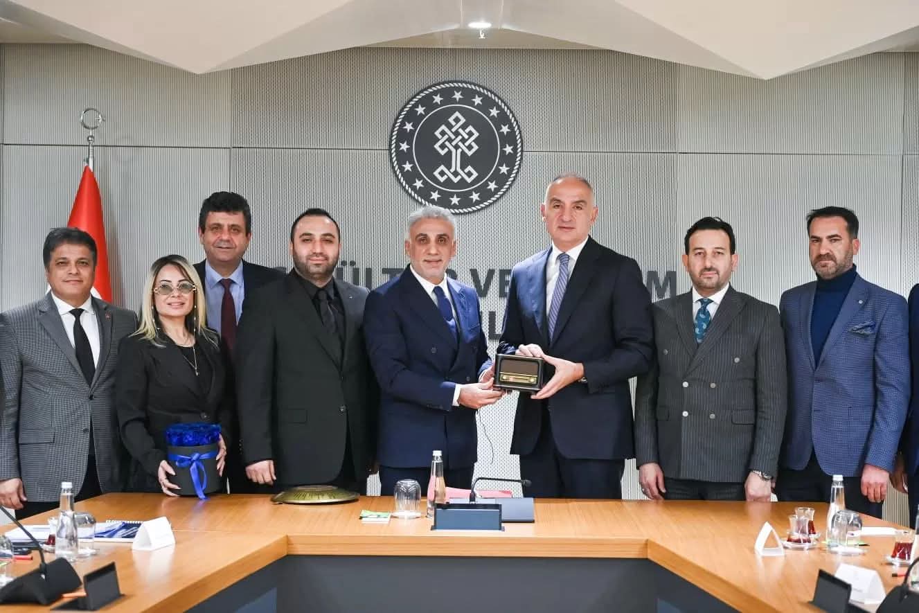 RATEM HEYETİ  KÜLTÜR BAKANINI ZİYARET ETTİ.