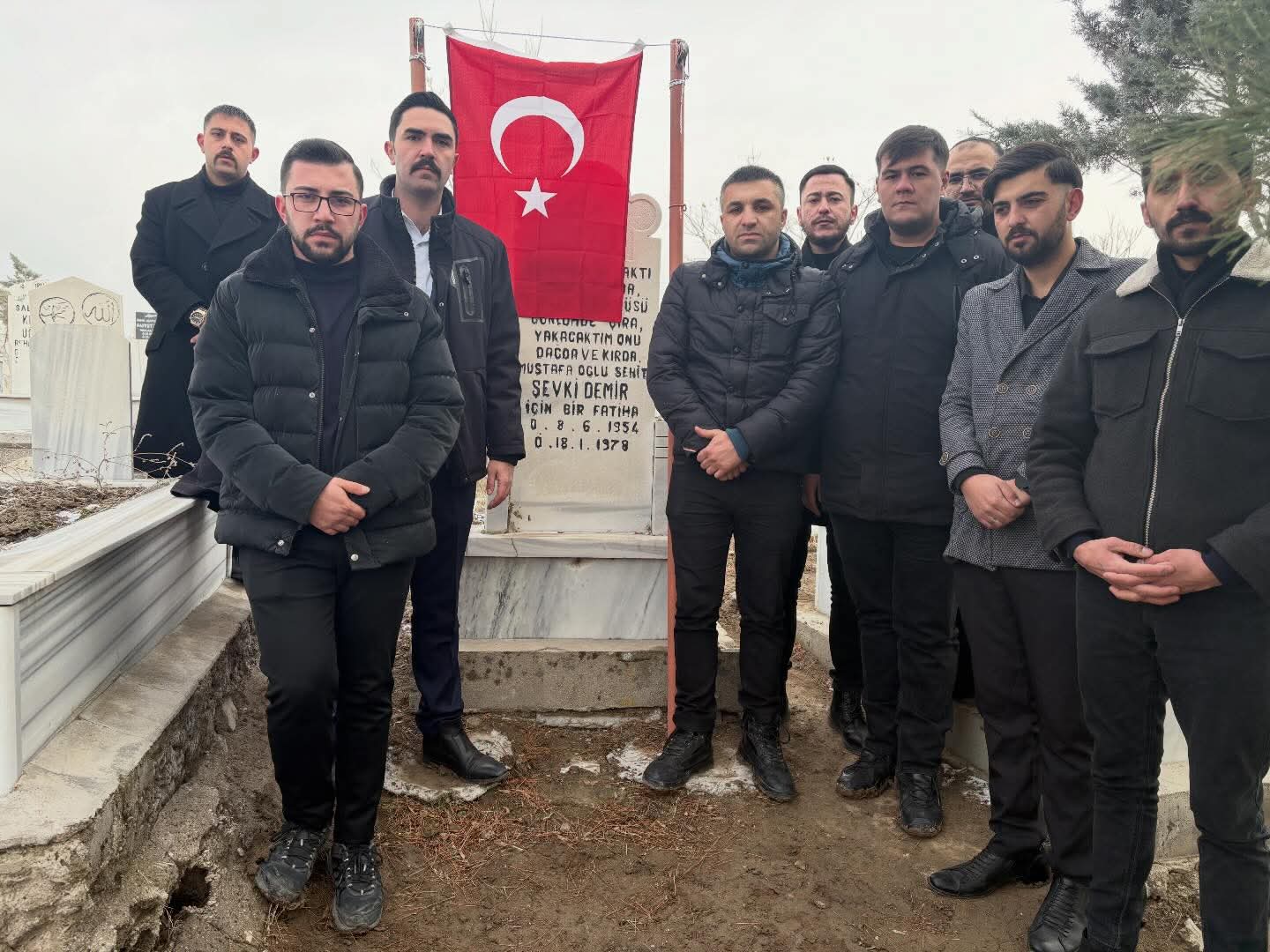 Ülkücü Şehit Şevki Demir 48.Vefat Yıldönümünde Dualarla Anıldı