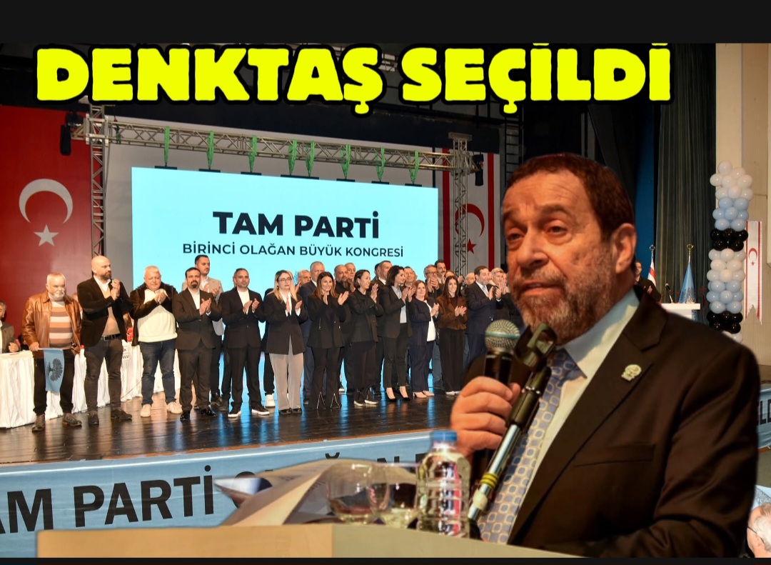 TAM Parti 1. Olağan Kurultayı yapıldı: Genel Başkan Serdar Denktaş