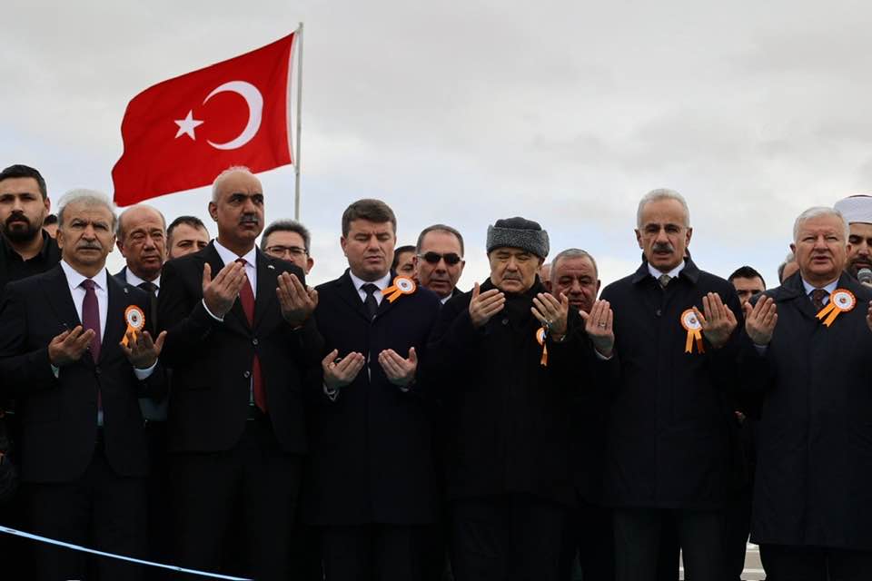 ULAŞTIRMA VE ALTYAPI BAKANI ABDULKADİR URALOĞLU ORTAKÖY ÇEVRE YOLUNU HİZMETE AÇTI