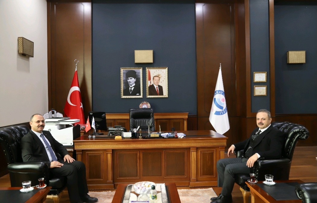 Aile ve Sosyal Hizmetler İl Müdürü    Ulaş’tan Rektör Arıbaş’a veda ziyareti