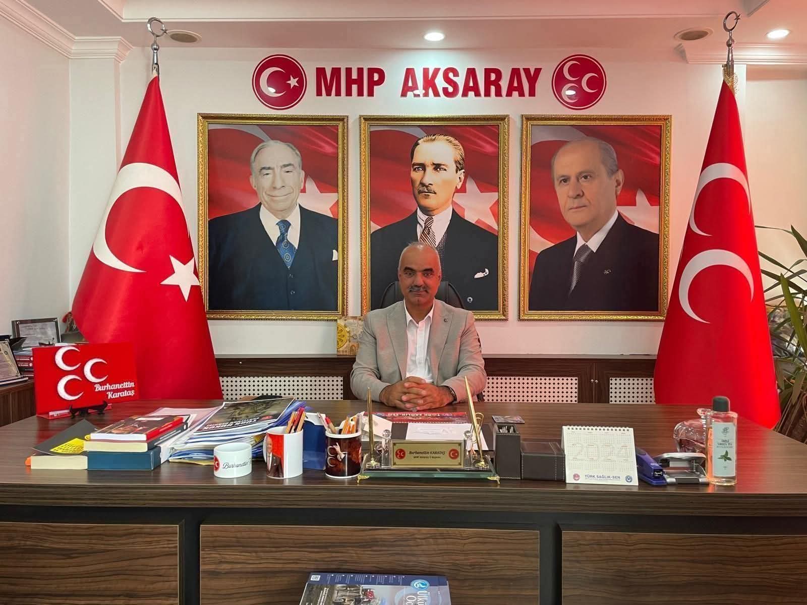 *MHP Aksaray İl Başkanı Karataş’tan 14 Mart Tıp Bayramı Mesajı**