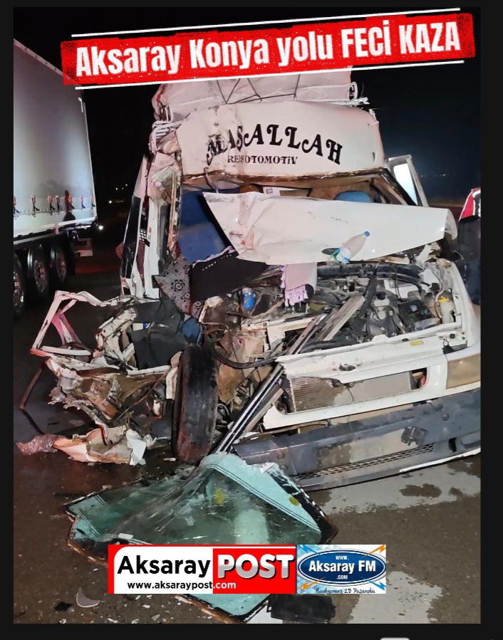 Konya yolunda meydana gelen feci trafik kazasında can pazarı yaşandı.